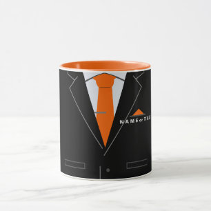 Caneca Crie Seu Business Coffee Mug Nome Personalizado Tí