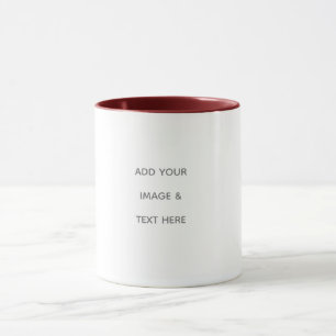 Caneca Crie seu próprio branco 