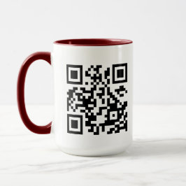 Caneca Crie Seu Próprio Código QR