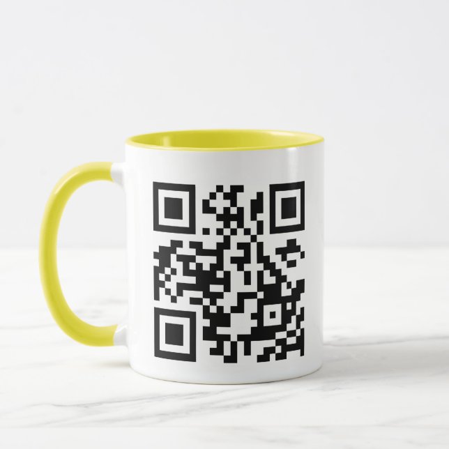 Caneca Crie Seu Próprio Código QR (Esquerda)