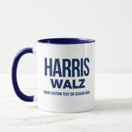 Caneca Crie seu próprio Harris Walz 2024