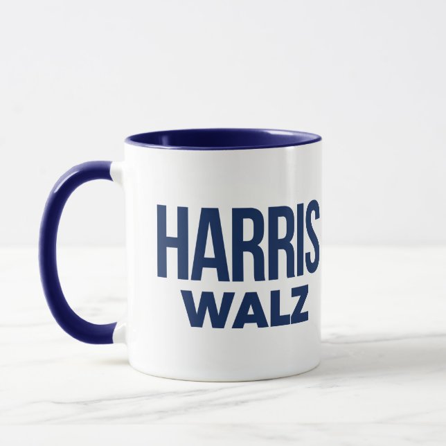Caneca Crie seu próprio Harris Walz 2024 (Esquerda)