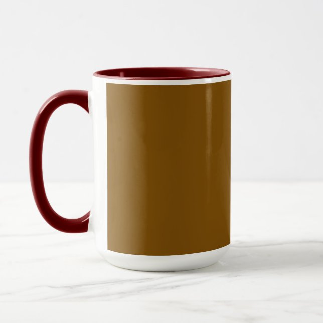 Caneca Crie seu próprio marrom (Esquerda)