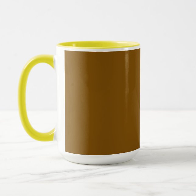 Caneca Crie seu próprio marrom (Esquerda)
