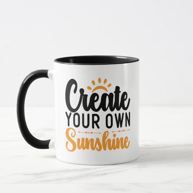 Caneca Crie seu próprio sol 11 oz (Esquerda)