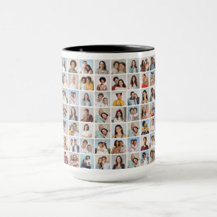 Caneca Crie Sua Própria Colagem Personalizada De Fotos 70