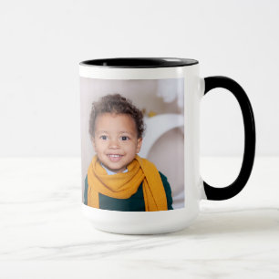 Caneca Crie suas próprias 2 fotos personalizadas