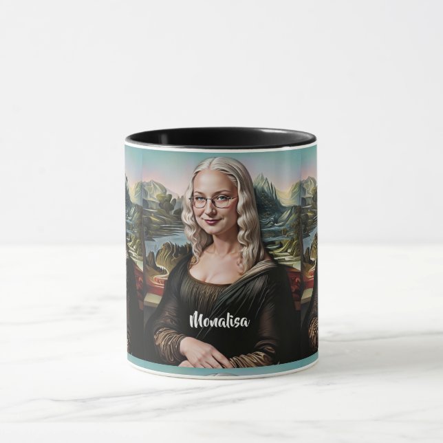 Caneca Crie um rosto engraçado personalizado (Centro)