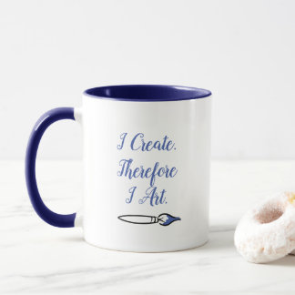 Caneca Crio, PORTANTO, I ART - AZUL de Jeff Willis Art