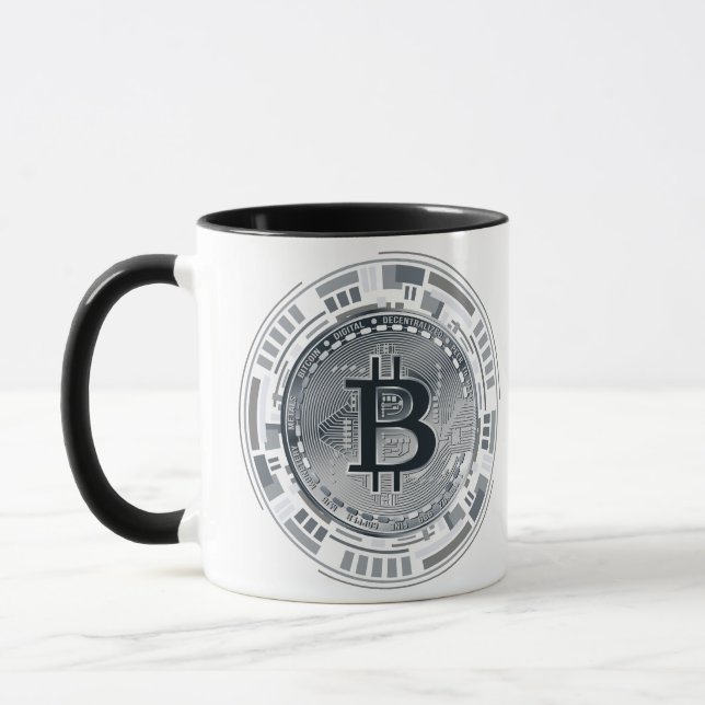 CANECA CRIPTOMOEDA BITCOIN (Esquerda)