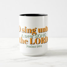 Caneca cristã Cantai ao SENHOR