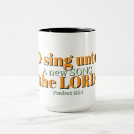 Caneca cristã Cantai ao SENHOR