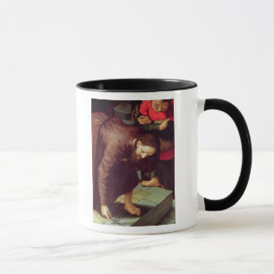 Caneca Cristo e o adultèrio recolhido mulher