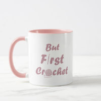 Crochet engraçado dizendo citação de tricô