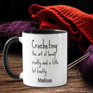 Caneca Crocheting: A Arte De Ser Capuz E Pequeno Brinqued