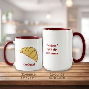 Caneca Croissant Coffee Mug