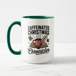 Caneca Crônicas de Natal Cafeinadas Diversão de Fé