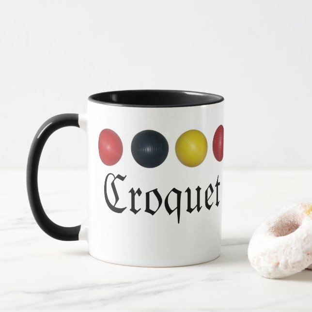 Caneca Croquet Mug (Com Donut)