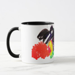 Caneca Crow fly outono