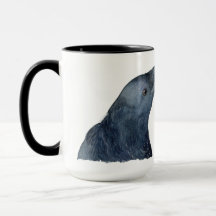 Crow Mug with Personalization