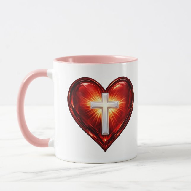 Caneca Cruz e Coração (Esquerda)