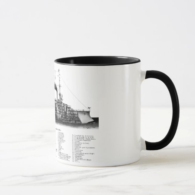 Caneca Cruzador blindado alemão (Direita)