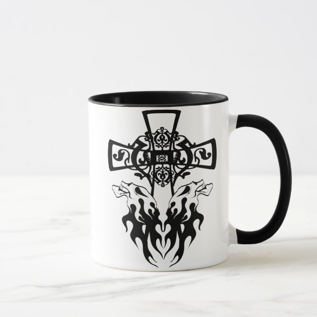 Caneca Cruzamento do crânio (Direita)