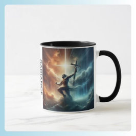 Caneca Cruzar como Linha de Vida - Radiação em meio a Tem