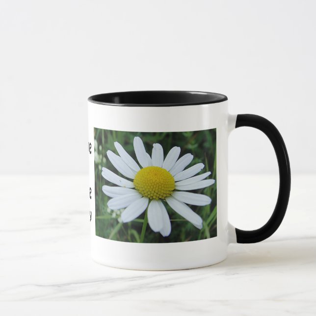 Caneca Crysanthemum branco de taça (Direita)