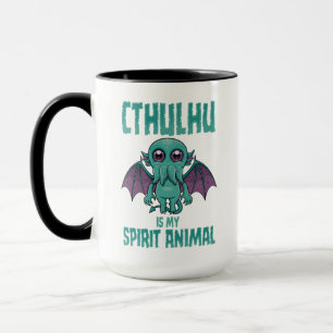 Caneca Cthulhu é o meu Espírito Animal