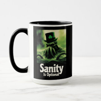 Caneca Cthulhu St Patricks Day Sanity Optional