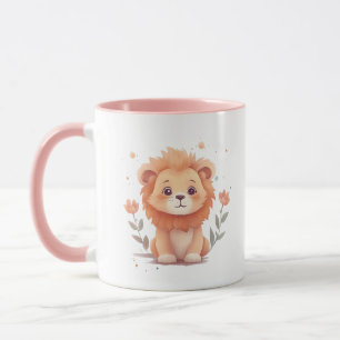 Caneca Cubo Leão de Bebê Cód. Água