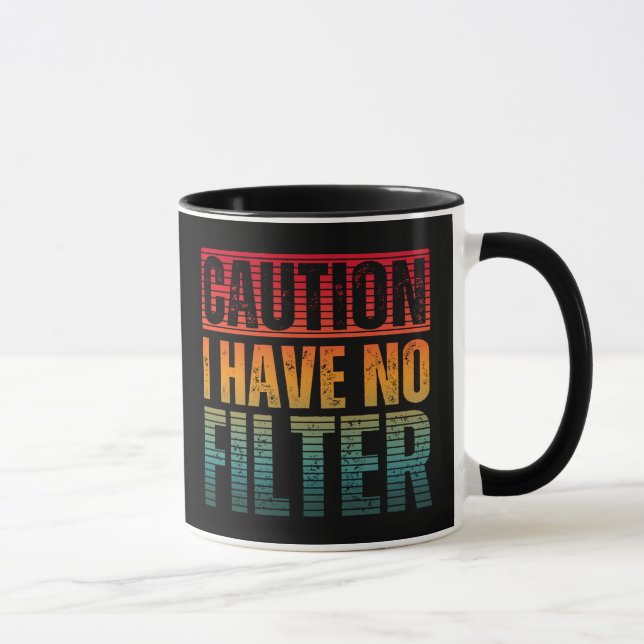 CANECA CUIDADO NÃO TENHO FILTRO (Direita)