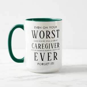 Caneca Cuidador de Propriedade Engraçado   Cuidador Feliz