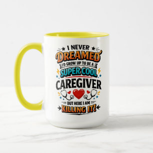 Caneca Cuidador de Propriedade Engraçado   Cuidador Feliz