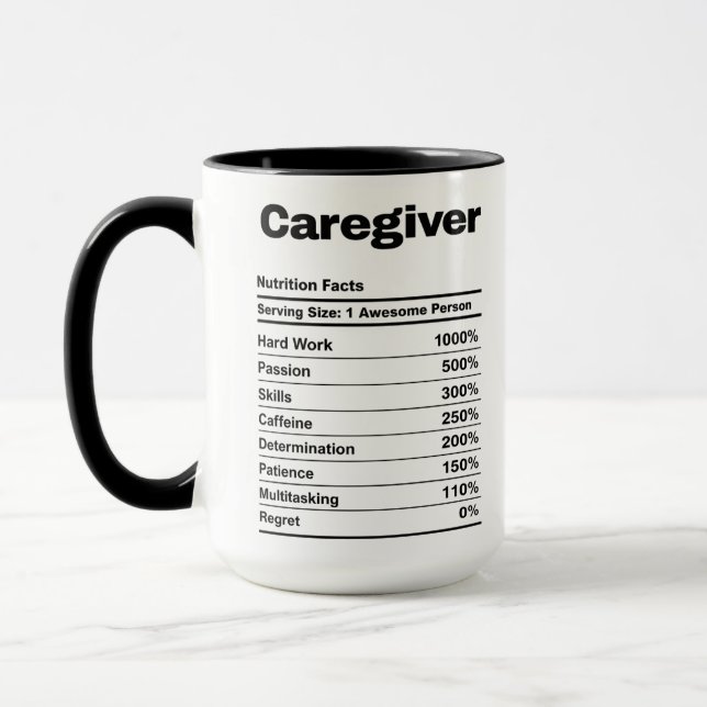 Caneca Cuidador de Propriedade Engraçado | Feliz Dia do C (Esquerda)