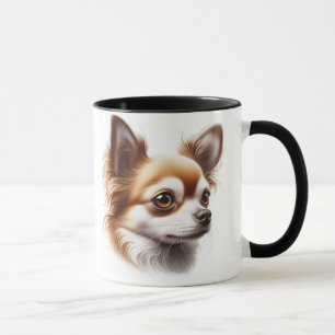Caneca Cujo Cabelo Comprido Chihuahua Puppy Mug