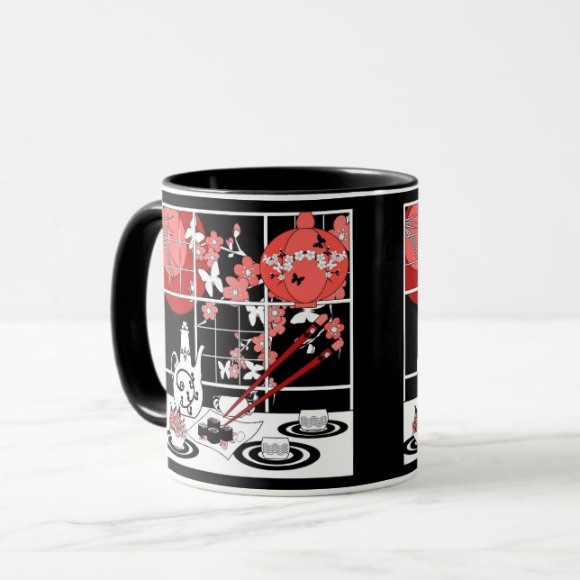 Caneca culinária japonesa (Frente Esquerda)