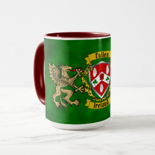 Caneca Cullen/O'Cullen Irish Shield & Griffins