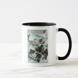 Caneca Cumprimentos com de ViewsWoodland cénico, CA