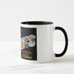 Caneca Cumprimentos de Hot Springs!