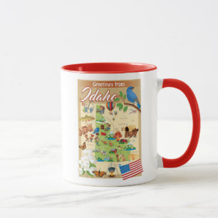 Caneca Cumprimentos de Idaho