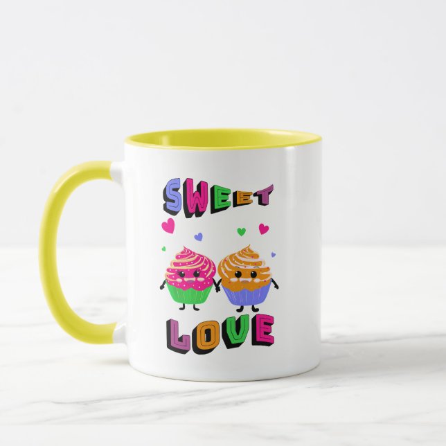 Caneca Cupcakes bonitos (Esquerda)