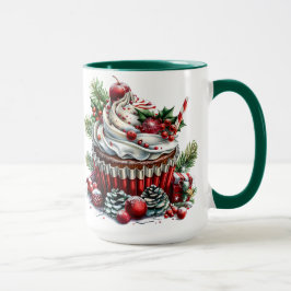 Caneca Cupcakes de hortelã-pimenta