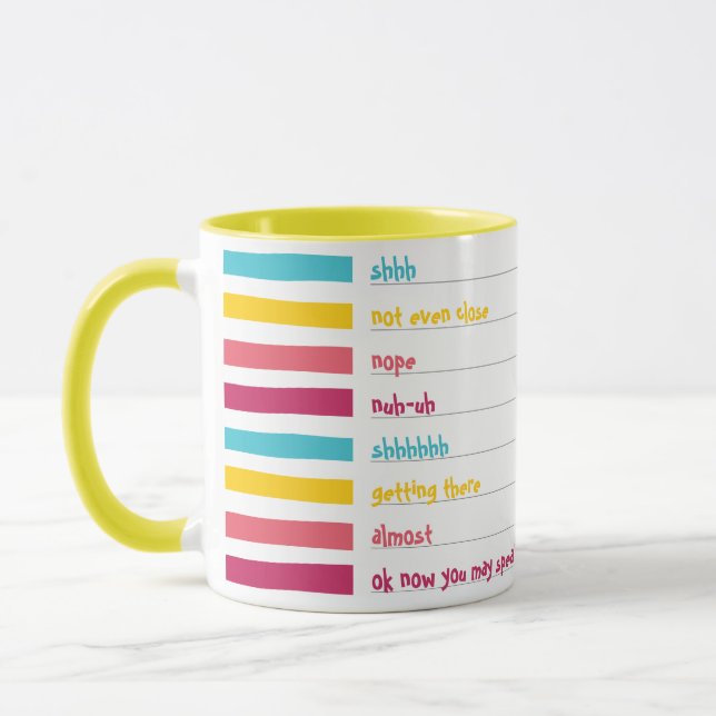 Caneca Cuppa Divertido Coloridos Shushushes de Doces Stri (Esquerda)