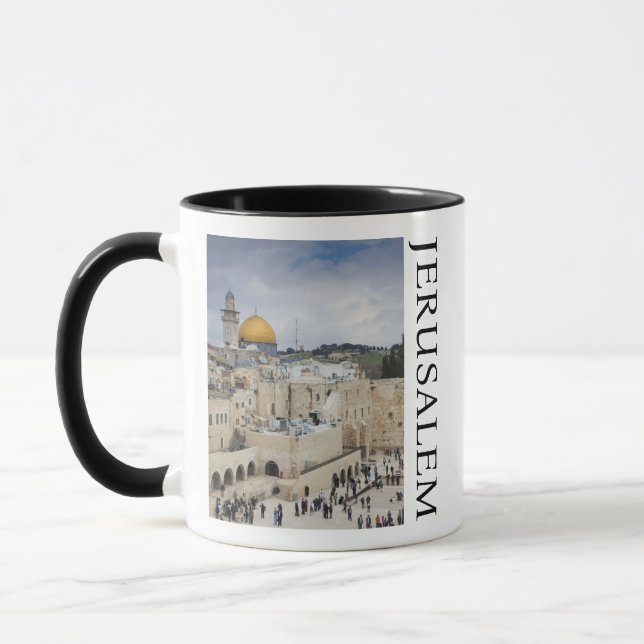 Caneca Cúpula da Rocha | Praça do Muro Ocidental, Jerusal (Esquerda)