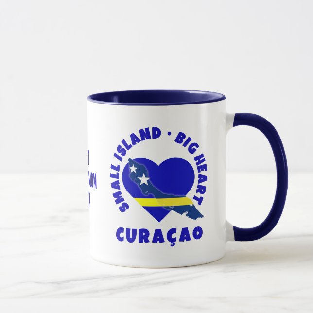 Caneca CURAÇAO Personalizada Melhor Mãe de Futebol (Direita)