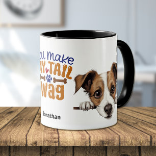 Caneca Curioso Jack Russell Terrier... Você Faz O Meu Vas