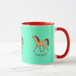 Caneca Curioso Pôneo, Seja Você Mesmo.