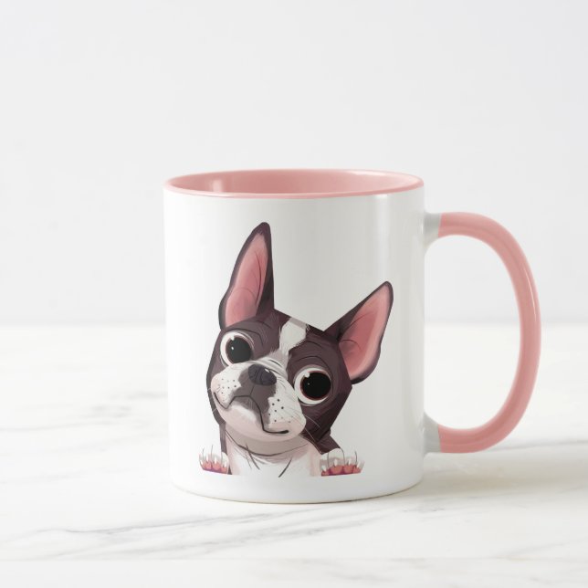 Caneca Custa Boston Terrier (Direita)